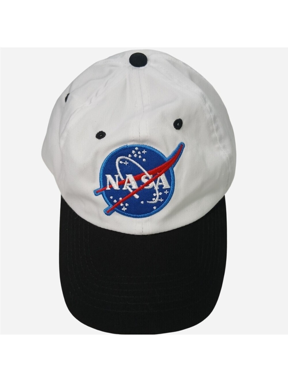 Aeromax Get Real Gear NASA Astronaut Hat Kids Costume Cap White Black Logo 56CM